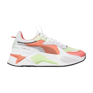 Baskets Puma Wmns RS-X 'Mismatched 'Blanc/Rose pêche/Papillon 385837 01