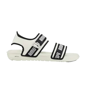 Baskets Puma Wmns Softride Slide 'Wordmark – Marshmallow 'Marshmallow/Noir 384128 02