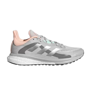 adidas Wmns SolarGlide 4 ST 'Gris Argent Métallique' Gris One/Argent Métallique/Orange Flash Light GX3059