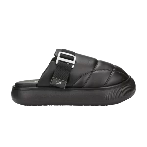 Baskets Puma Wmns Suede Mayu Leather Mule 'Black Silver 'Noir/Noir/Argent 388598 01
