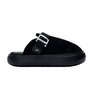 Baskets Puma Wmns Suede Mayu Mule 'Black Silver 'Noir/Argent 386730 01
