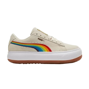 Baskets Puma Wmns Suede Mayu 'Rainbow – Whisper White 'Whisper of blanc 387239 03