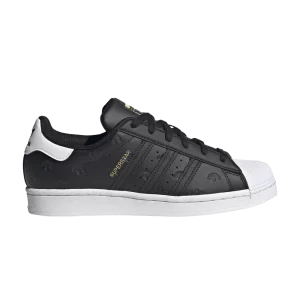 adidas Wmns Superstar 'Allover Debossed Trefoils - Noir Blanc 'Couleur noire/Couleur noire/Blanc nuage HQ1937