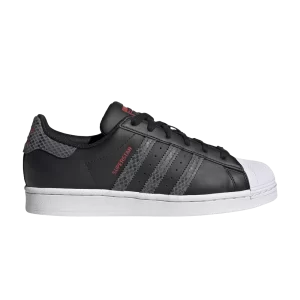 adidas Wmns Superstar 'Black White Snakeskin' Baskets Couleur noire/Couleur noire/Blanc nuage HQ1917
