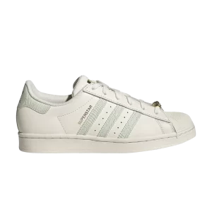 adidas Wmns Superstar 'Off White Linen Green' Baskets Blanc Nuage/Vert Lin/Blanc HQ6963