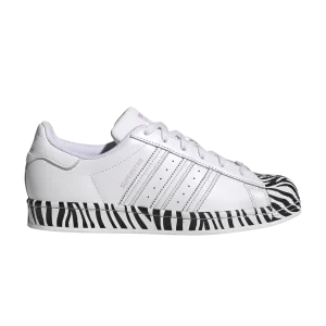 adidas Wmns Superstar 'Zebra' Baskets Blanc Nuage/Lilas Bliss/Noir Couleur GZ9679