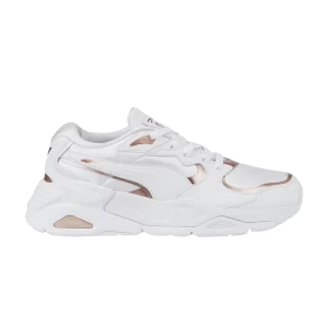 Puma Wmns TRC Mira 'Glam' Baskets Blanc/Or rose 386753 01