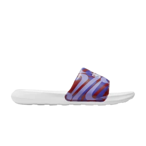 Nike Wmns Victori One Slide 'Cinnabar Lapis Swirl' Baskets Cinnabar/Blanc/Lapland/Thistle CN9676 601