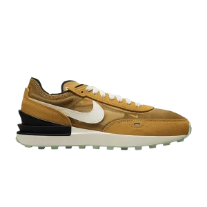Nike Wmns Waffle One 'Gold Suede Phantom' Baskets Or Daim/Noir/Vert Émail/Ghost DC2533 700