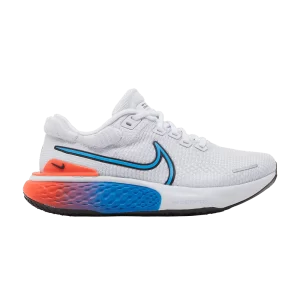 Nike Wmns ZoomX Invincible Run Flyknit 2 'Gris Crimson Bleu' Gris football/Or université/Cramoisi brillant/Noir DV2177 001