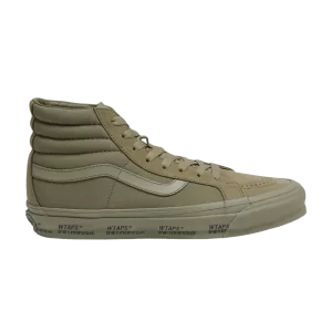 Vans WTAPS x OG Sk8-Hi LX 'Olive Drab' Baskets Olive Moucheté/Noir VN0A4BVBCX6