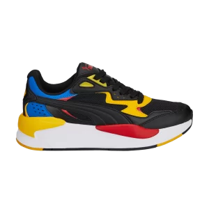 Puma X-Ray Speed Jr 'Black Spectra Yellow' Baskets Noir/Jaune Spectre/Bleu Victoria/Rouge à haut risque 384898 04
