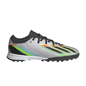adidas X Speedportal.3 TF J 'Silver Metallic Black' Argent métallique/Noir/Jaune solaire GW8491