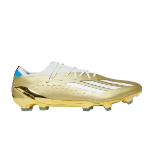 Baskets adidas X Speedportal Messi.1 FG 'Leyenda' Or métallisé/Blanc nuage/Bleu pulse HP9138