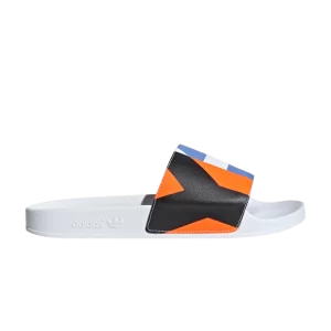 adidas Y-3 Adilette Slide 'Graphic Print' Baskets Chaussures blanches/Chaussures blanches FW9742