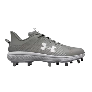 Under Armour Yard Low MT 'Gris Blanc' Baskets Baseball gris/Blanc 3025592 101
