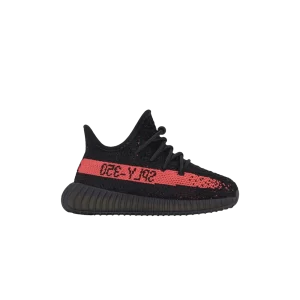 adidas Yeezy Boost 350 V2 Bébés 'Rouge' Noir/Rouge/Noir HP6587