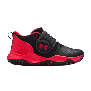 Under Armour Zone BB GS 'Black Red Camo' Baskets Noir/Rouge 3024262 002