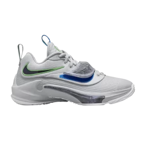 Nike Zoom Freak 3 GS 'Gris Fog Light Green Spark' Gris brume/Vert scintillant clair/Blanc/Violet caverne DB4158 004