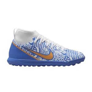 Nike Zoom Mercurial Superfly 9 Academy CR7 TF GS 'Azulejo' Blanc/Concorde/Bleu moyen/Cuivre métallique DQ5330 182