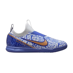 Nike Zoom Mercurial Vapor 15 Academy CR7 IC GS 'Azulejo' Blanc/Concorde/Bleu moyen/Cuivre métallique DV8189 182