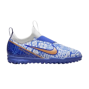 Nike Zoom Mercurial Vapor 15 Academy CR7 TF GS 'Azulejo' Blanc/Concorde/Bleu moyen/Cuivre métallique DV8190 182