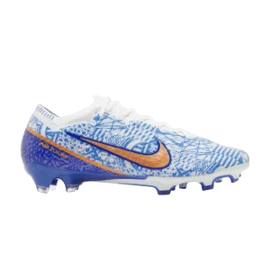 Nike Zoom Mercurial Vapor 15 Elite CR7 FG 'Azulejo' Blanc/Concorde/Bleu moyen/Cuivre métallique DQ5299 182