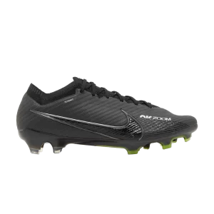 Nike Zoom Mercurial Vapor 15 Elite FG 'Shadow Pack' Noir/Blanc sommet/Volt/Gris fumée foncé DJ4978 001