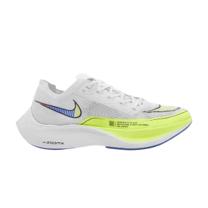 Nike ZoomX Vaporfly Next% 2 'Blanc Volt Racer Bleu' Blanc/Volt/Bleu/Noir CU4111 103