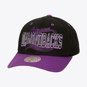 Mitchell & Ness Black Arizona Diamondbacks Block Sweep Pro Chapeau réglable Noir 1593898