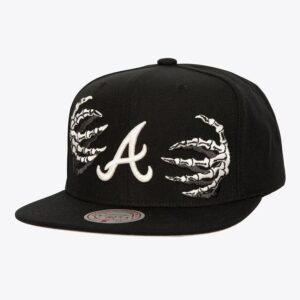 Mitchell & Ness Casquette Snapback Atlanta Braves Noir Noir 1593971