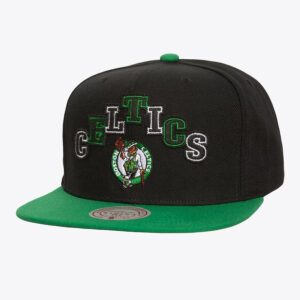 Mitchell & Ness Noir Boston Celtics Uprise Snapback Chapeau Noir 1592514