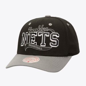 Mitchell & Ness Brooklyn Nets Block Sweep Pro Chapeau réglable noir 1592573