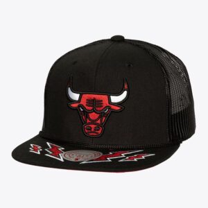 Mitchell & Ness Casquette Snapback Black Chicago Bulls Recharge Trucker Noir 1592987
