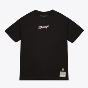 Mitchell & Ness T-shirt noir Chicago Bulls x Suga Glitch noir 1591346