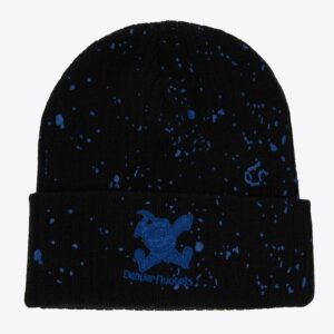 Mitchell & Ness Black Denver Nuggets Vintage Nep Bonnet en tricot à revers Noir 1593485