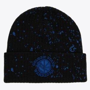Mitchell & Ness Noir Golden State Warriors Vintage Nep Bonnet en tricot à revers Noir 1593488