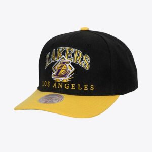 Mitchell & Ness Noir Los Angeles Lakers High Crown All Pro Classic Snapback Chapeau Couleur-1 1593447