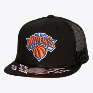 Mitchell & Ness Casquette Snapback noire New York Knicks Recharge Trucker Noir 1592967