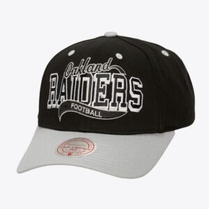 Casquette réglable Mitchell & Ness Oakland Raiders Block Sweep Pro noir 1593893