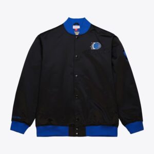 Blouson aviateur Mitchell & Ness Noir Orlando Magic Team OG 3.0 Satin Full Snap Jacket Noir 1591791