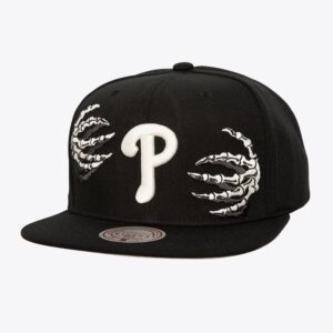 Mitchell & Ness Casquette snapback noire des Phillies de Philadelphie Noir 1593956