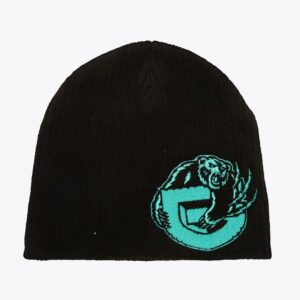 Mitchell & Ness Bonnet en tricot noir Vancouver Grizzlies Hardwood Classics Varsity Patch Noir 1593378