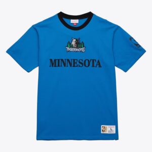 Mitchell & Ness bleu Minnesota Timberwolves Team OG 3.0 T-shirt vintage bleu 1590328