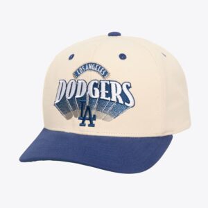 Mitchell & Ness Crème Los Angeles Dodgers Horizon Pro Crown Snapback Chapeau Crème 1593861