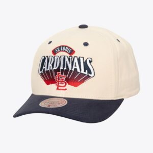 Mitchell & Ness Crème St. Casquette de baseball Louis Cardinals Horizon Pro Crown Snapback Hat) Crème 1593837