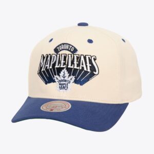 Mitchell & Ness Crème Toronto Maple Leafs Horizon Pro Crown Snapback Chapeau Crème 1593801