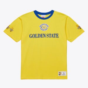 Mitchell & Ness Gold Golden State Warriors Team OG 3.0 T-shirt vintage jaune 1590298