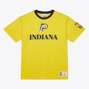 Mitchell & Ness Gold Indiana Pacers Team OG 3.0 T-shirt vintage jaune 1590283