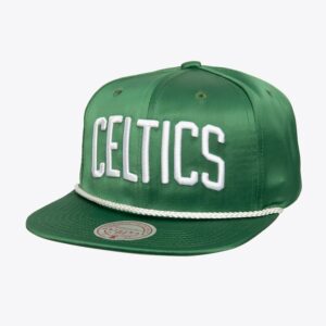 Mitchell & Ness Vert Boston Celtics Satin Dreams OG Snapback Chapeau Noir 1593421